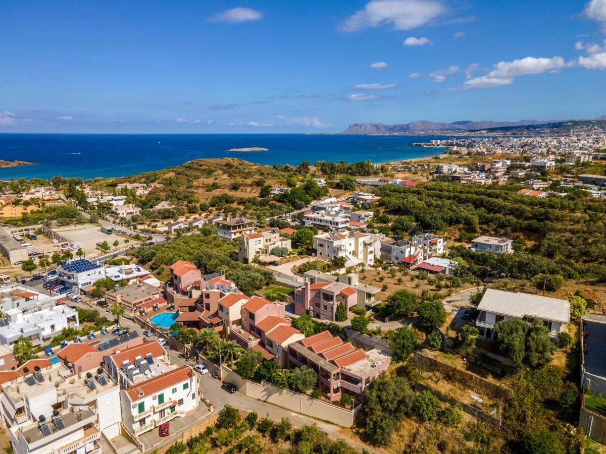 Theos Village Apartments Kato Daratso Bagian luar foto