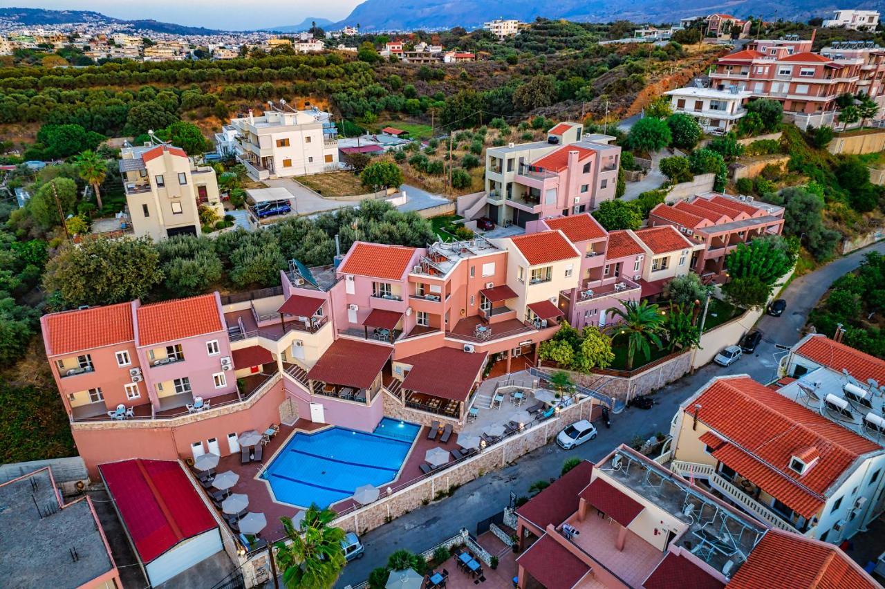 Theos Village Apartments Kato Daratso Bagian luar foto