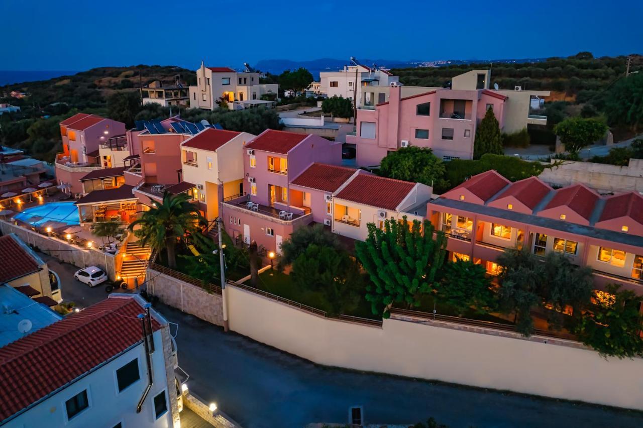 Theos Village Apartments Kato Daratso Bagian luar foto