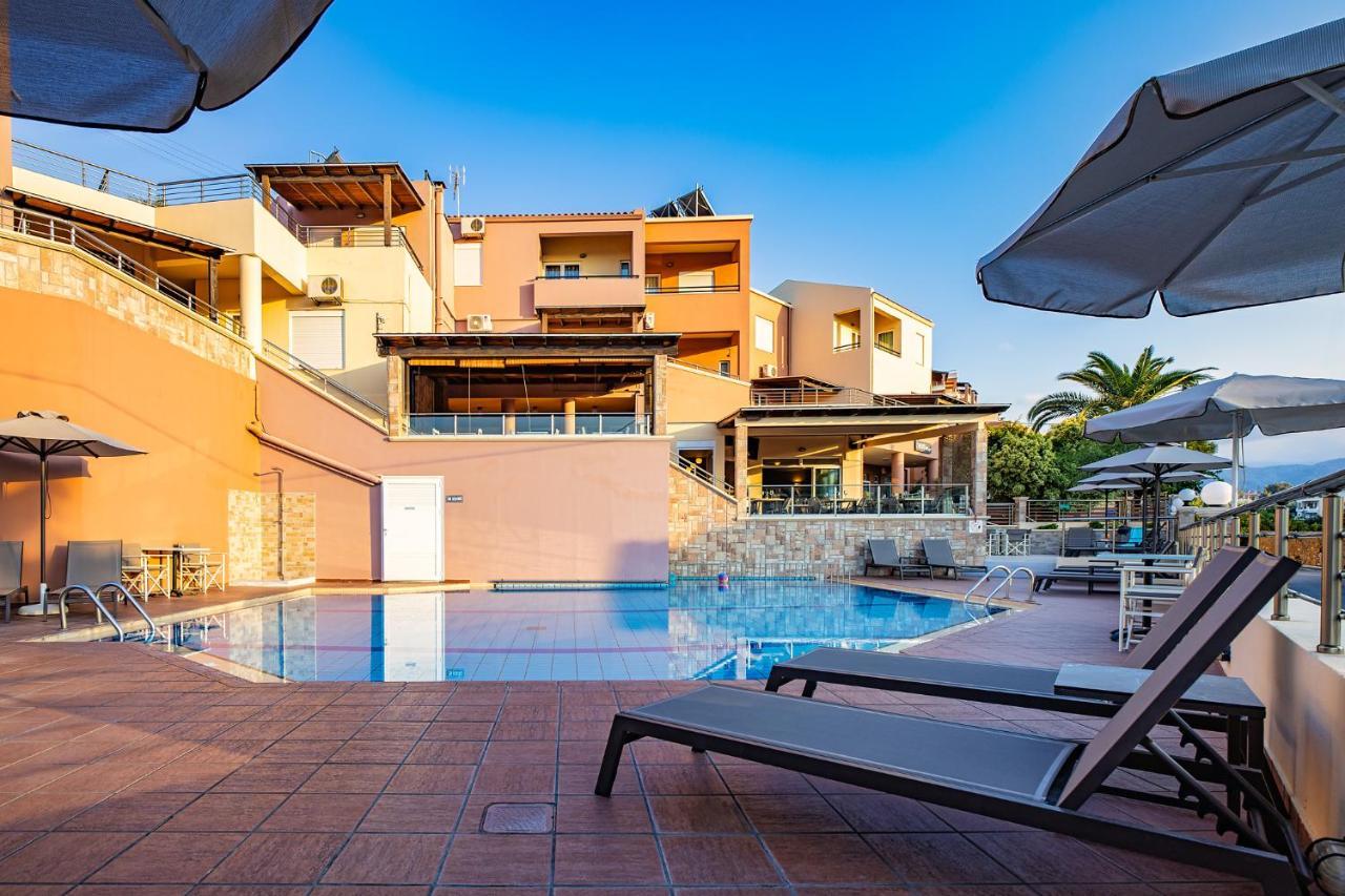 Theos Village Apartments Kato Daratso Bagian luar foto